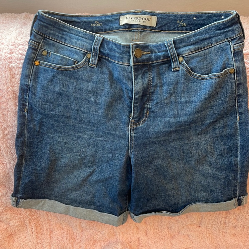 Liverpool jean shorts